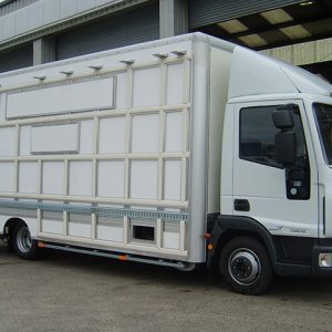 Glass carrying box body